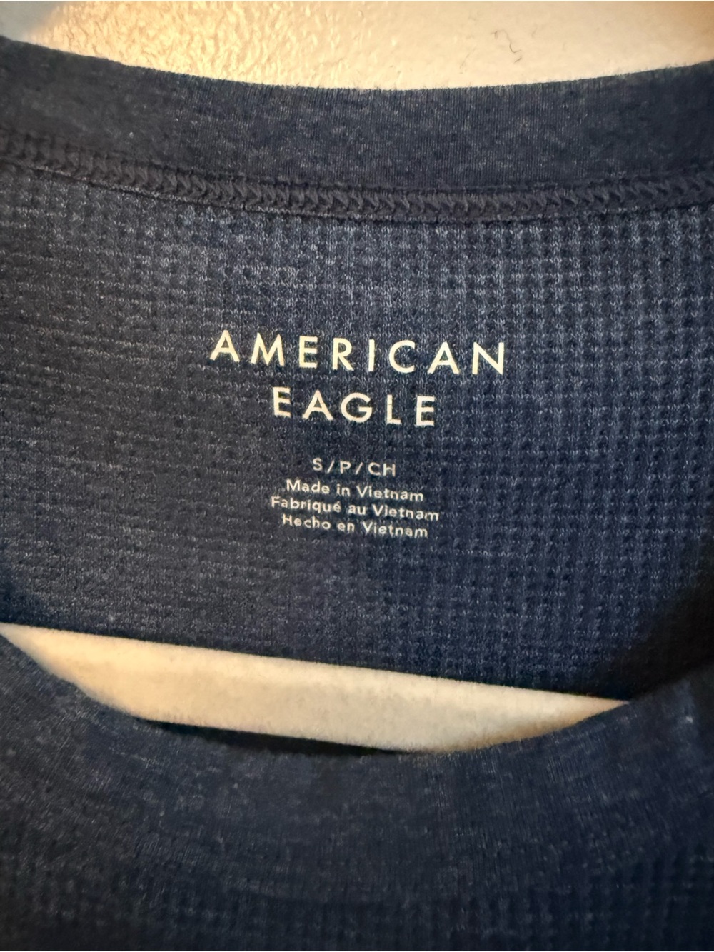 American Eagle Outfitters Waffle Baby Tee - Picture 3 of 4